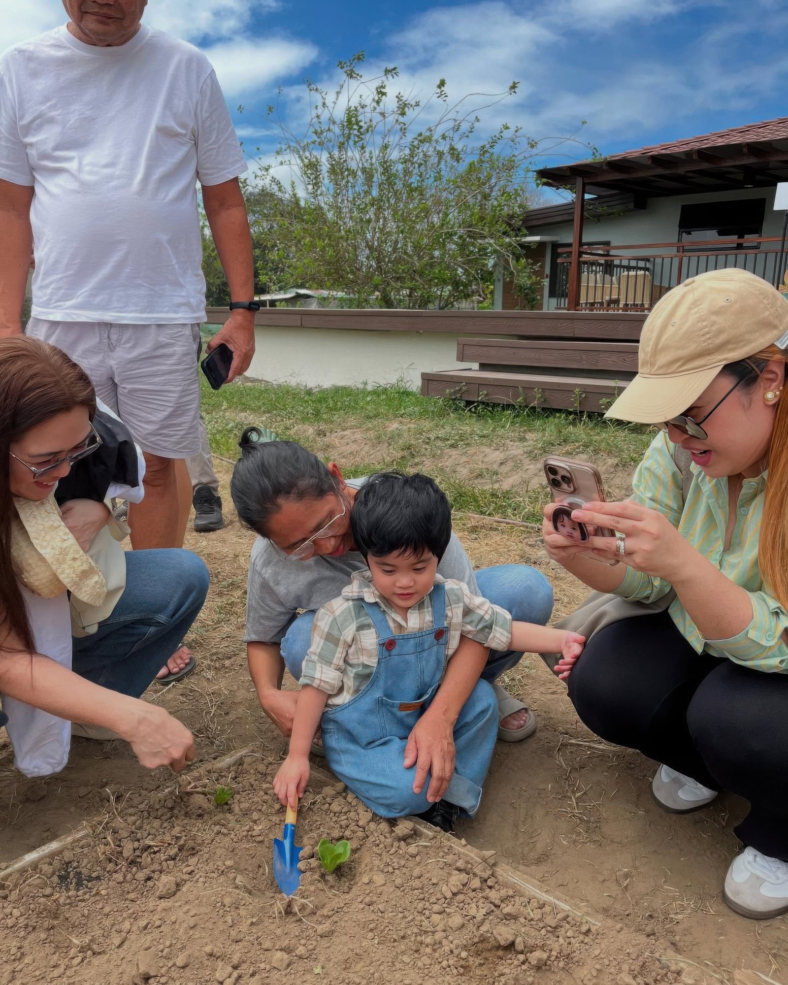 Teachers with children